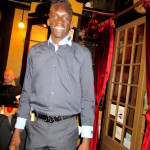 A member of the helpful staff at Le Basilic.