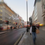 London during the holidays.
