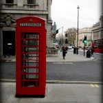 London still has their iconic telephone booths.