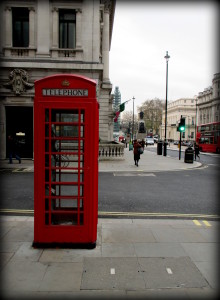 London still has their iconic telephone booths.