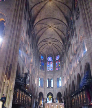The nave of St. Sulpice Church.