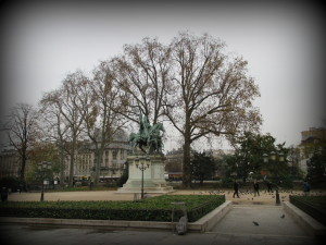 A statue of King Charlemagne outside Notre Dame de Paris. King Charlemagne, also known as Charles the Great and the "Father of Western Europe," united most of Western Europe for the first time since the Roman Empire.