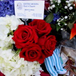 Detail of the memorial at the French Embassy in D.C.