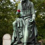 A statue of Vivant Denon, the first director of the Louvre.