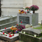 Jim Morrison's grave is one of the most visited in the world.