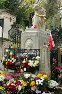 The grave of Frederic Chopin.