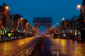 The Champs-Elysees.