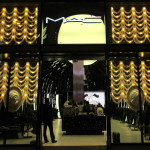 The MAC store on the Champs-Elysees.