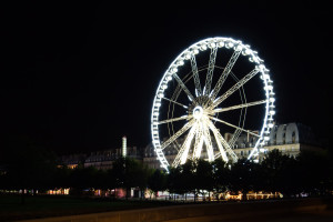 The Ferris Wheel at the Place de la Concorde.